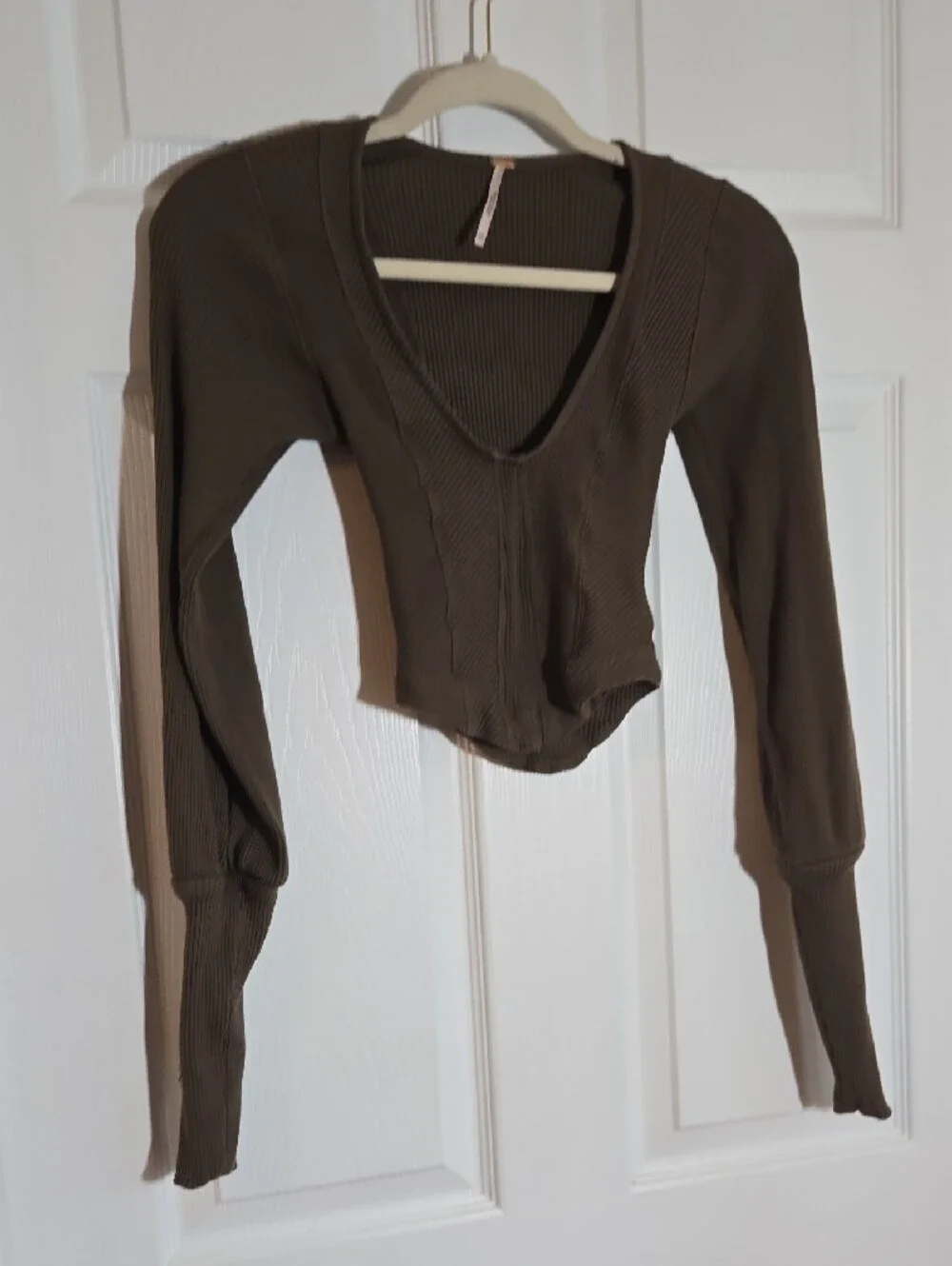 Free People fitted ribbed